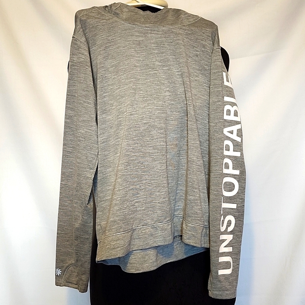 Athleta Girls Grey Athletic Hoodie